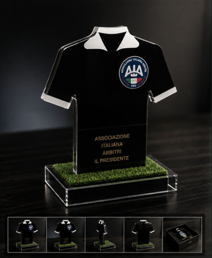 AIA desk display in plexiglass