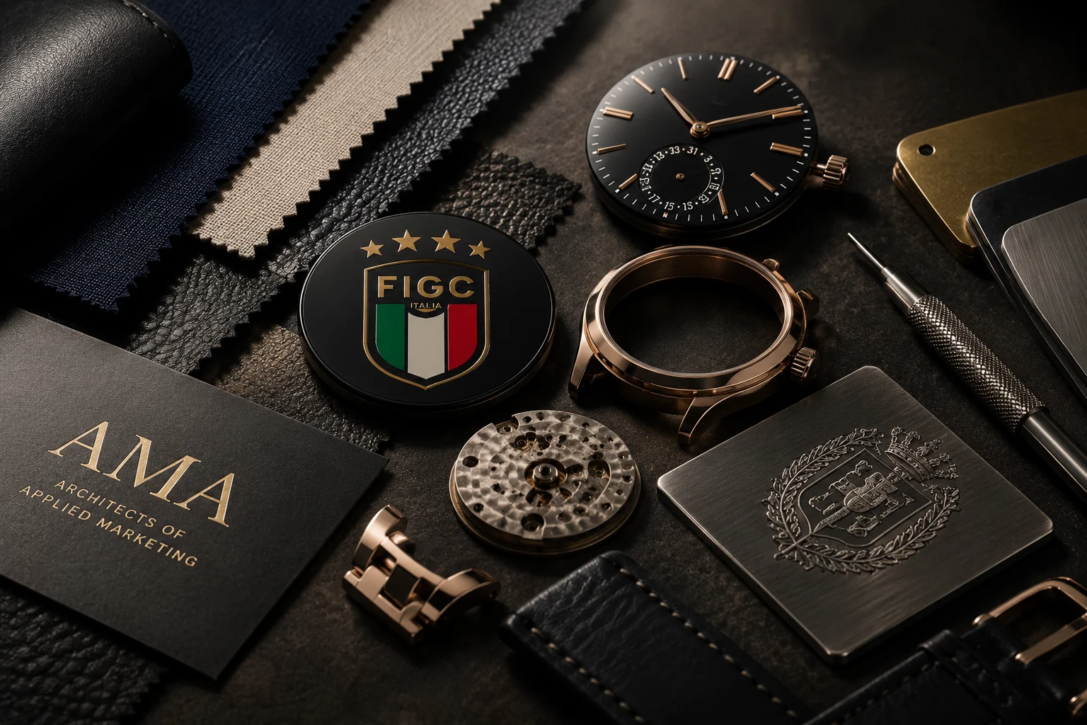 Materiali, finiture e componenti orologieri che rappresentano il know-how manifatturiero di AMA